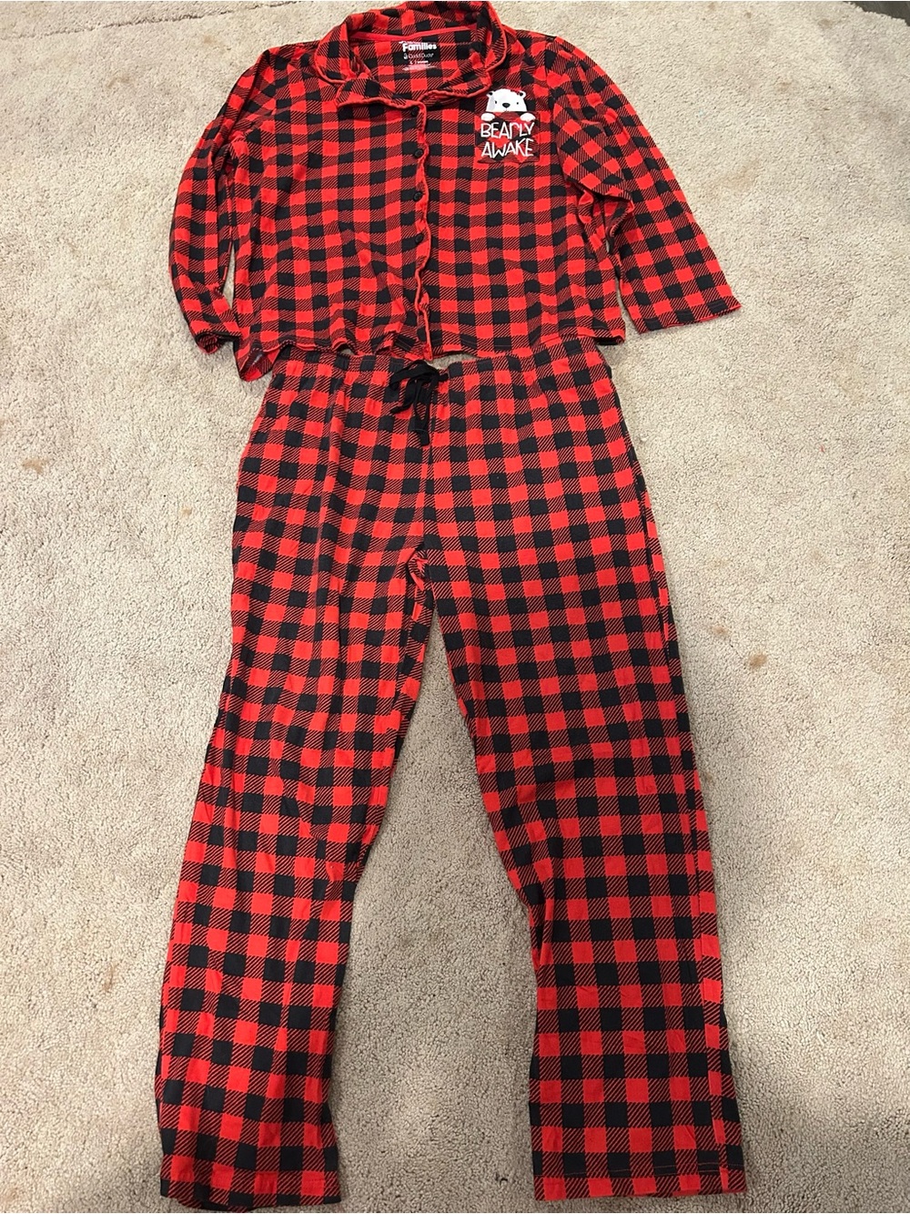 Women’s Barely Awake Pajamas L